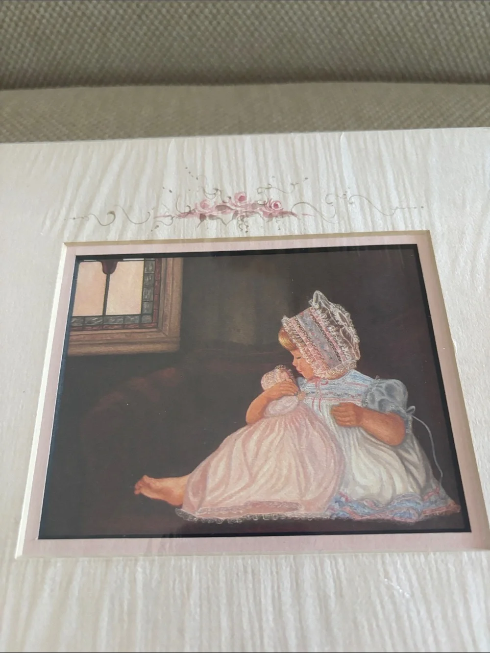 Ann Taylor Classic Baby Wall Art Print Matted 8x10